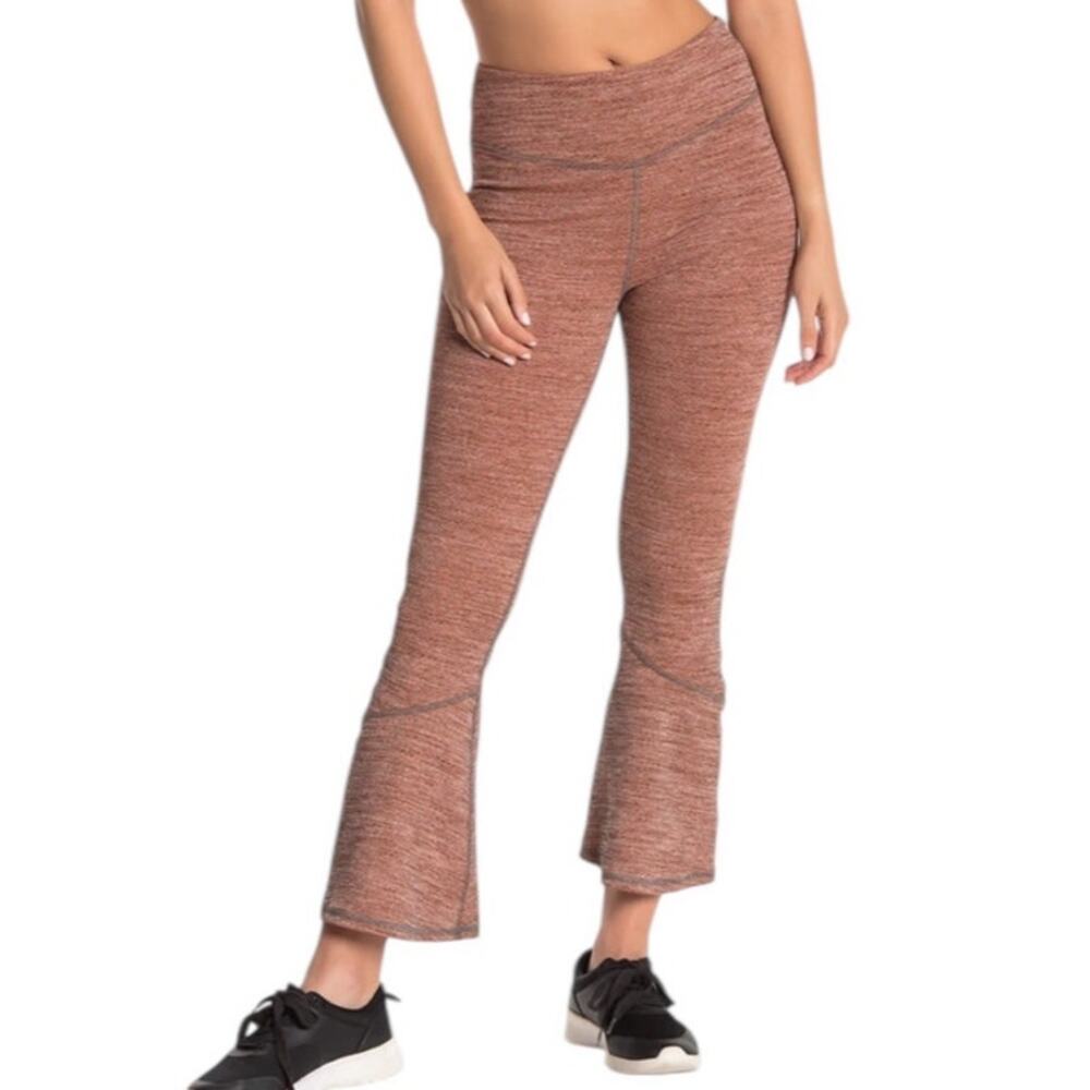 Free People Movement Off the Grid Leggings Orange Gray Size XS